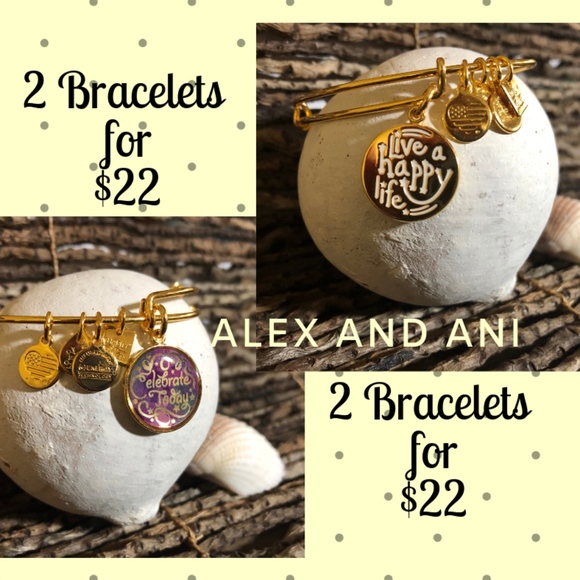 2 Alex and Ani Bracelets - Picture 1 of 3